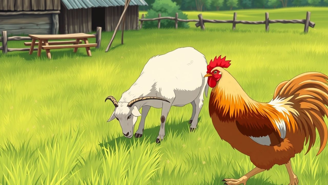 10fce61027cf045b4c088a95536367b7 Goat vs Rooster: Whos the Better Partner in Love?