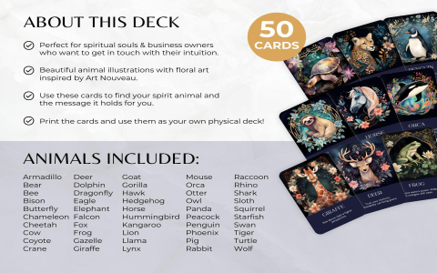 Free Animal Card Reading: Discover Your Animal Totem Now