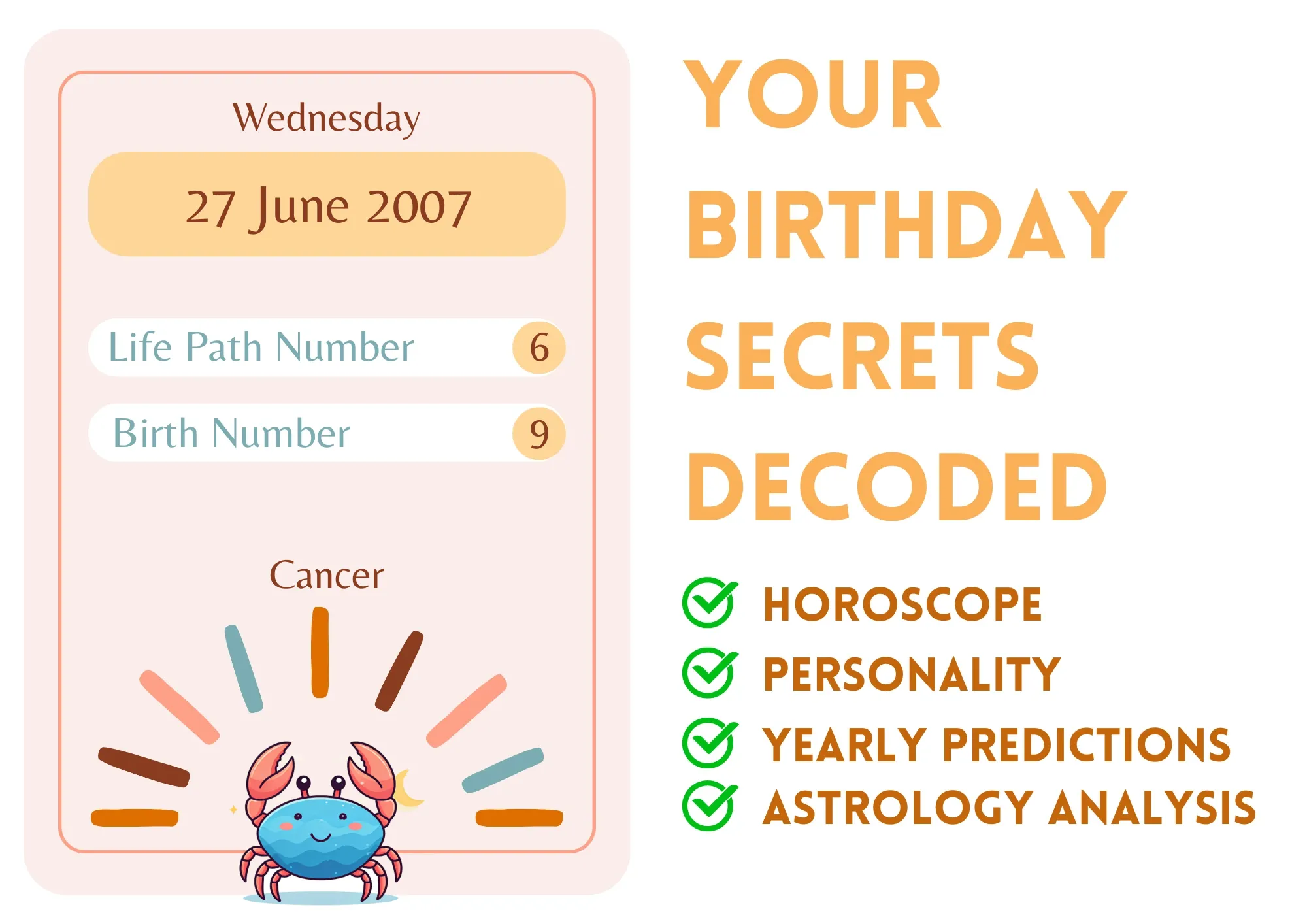 3b7668194071a2f516741a6714a370c3 What is the June 27 2007 zodiac sign? Find your sign here