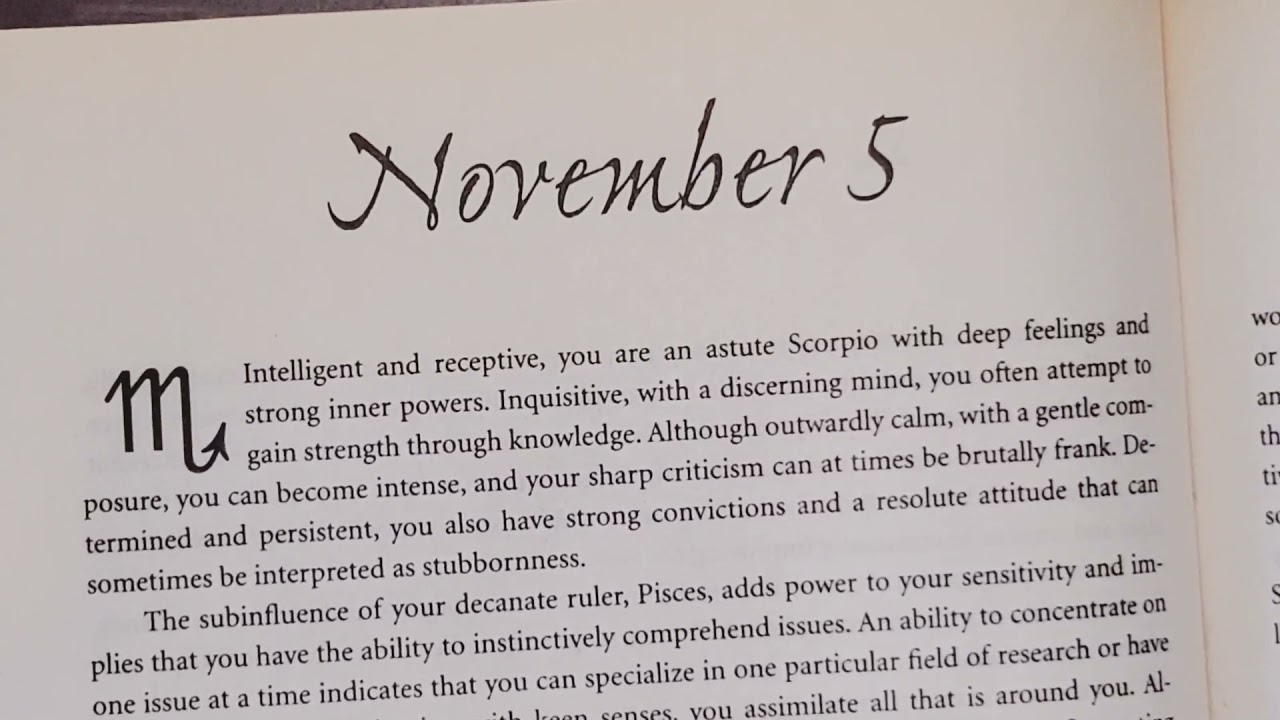 3d2627a0a7226defa57f5a2109ab4e91 Is Your Birthday on 5 November? Heres Your Personality Profile