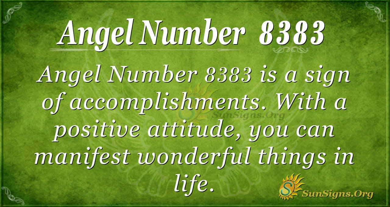 3e6c2ee0e64aa1e9118dc593bc4967e8 8383 Angel Number Meaning: Discover What It Means for You