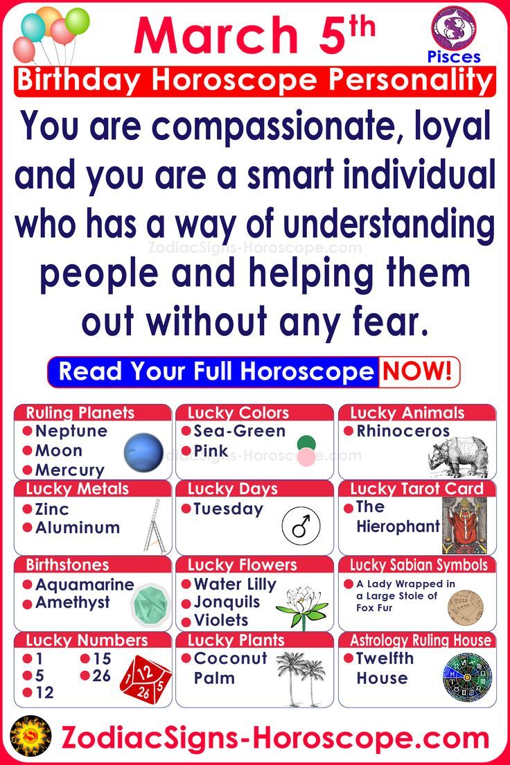 4c8cd828760bf7f70d519d28a8da80bb Horoscope for March 5 Birthday: What Your Zodiac Says About You