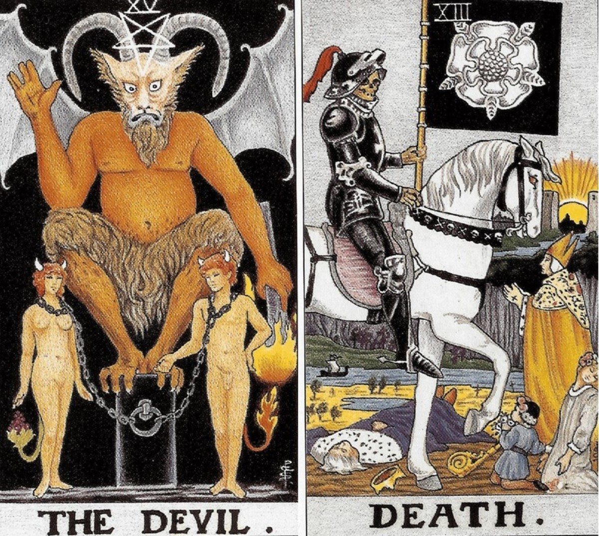 684f77682ebcad955440f7ab5416f522 Death and the Devil Tarot: What Does It Mean in a Reading?