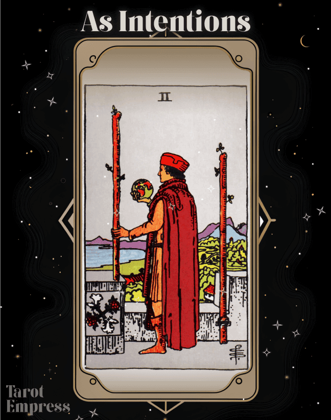 8d5e66fc4fb290363967f5a4d9bb3341 Two of Wands: Using this Card to Clarify Your Intentions