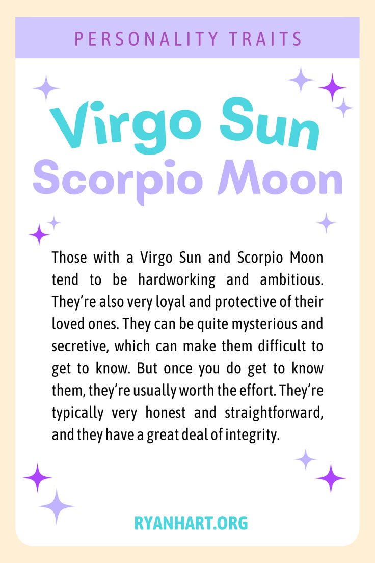 e10f1cb687d59d26fe1b78285faf601b Scorpio Moon Virgo Sun: What Does It Mean for You and Your Personality Traits?