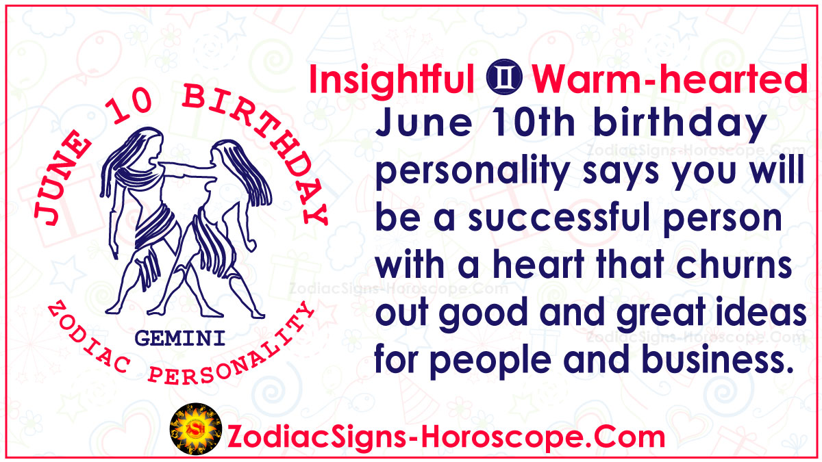 e3acc8993130faa63e2a256a1c8e93e6 10th June Birthday Personality Traits: The Good and Bad. Uncover the positive and negative aspects of people born on 10th June.