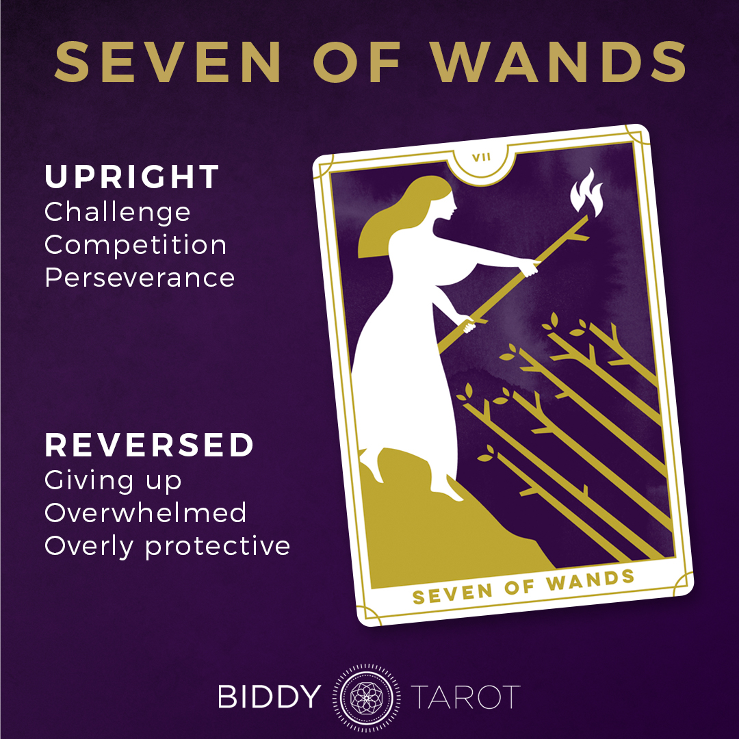 1242c39d28a2ce9fa4f98c18aaa583b1 7 of wands reversed as feelings: A simple guide to interpret this tarot card.