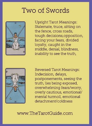 601dd5fb302dd80be6f5de965dcd11d2 Two of Swords Meaning and Advice for Quick Guidance!