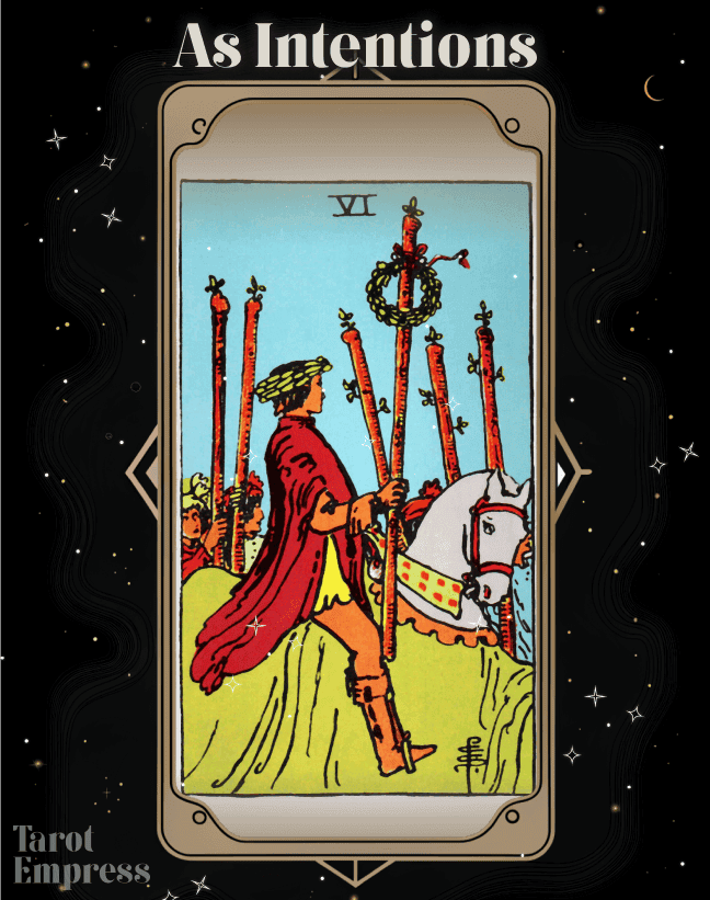 7cba4ad0f022c308df776706e4ff1c31 Set Clear 6 of Wands as Intentions? Achieve Success with This Tarot Card.