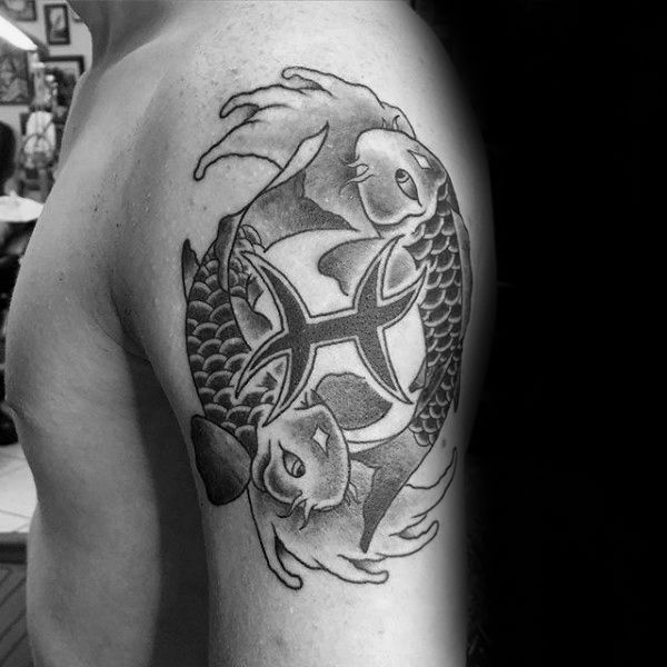 92677af87178effc89fa0a4ccc7945e2 Pisces Tattoo Male: Cool Design Ideas and Meanings for Guys!