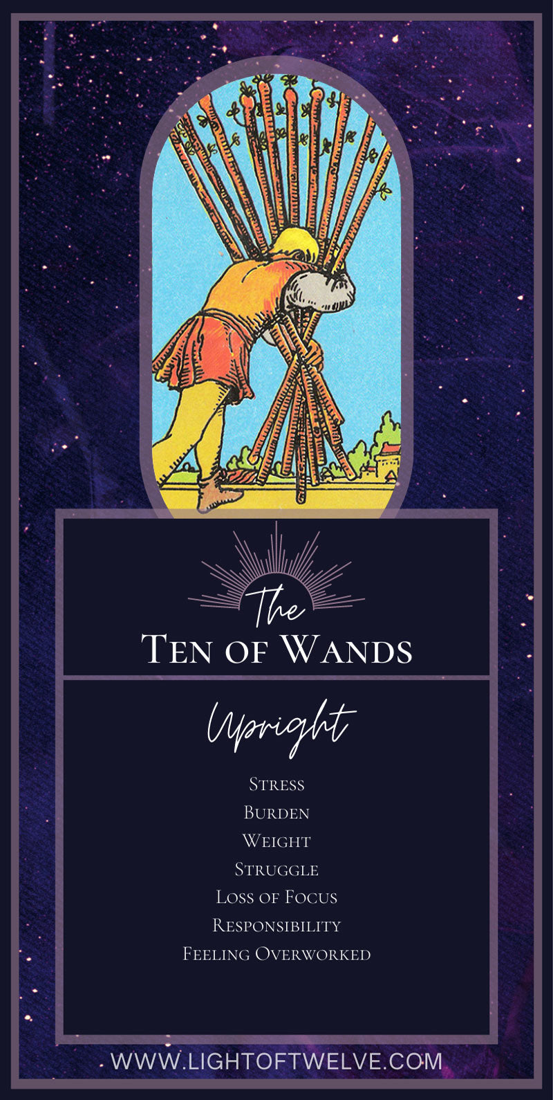 9a00ce36c741e64007af7a1ab345d750 The 10 of Wands Love Outcome: Navigating Hard Times in Relationships.