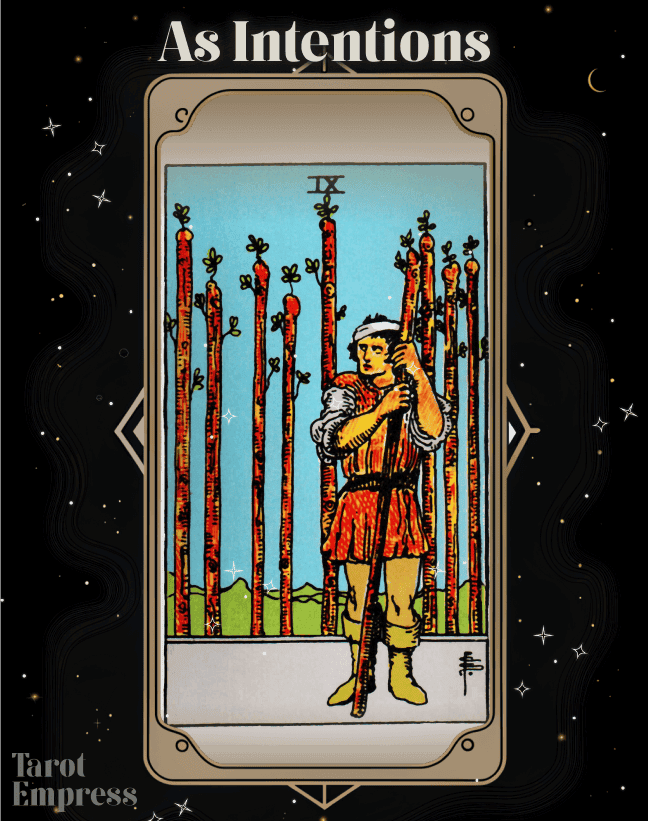 b3fb01bb25d40c0591823e15ffcd481f 9 of Wands as Intentions: A Beginners Guide to Setting Your Goals