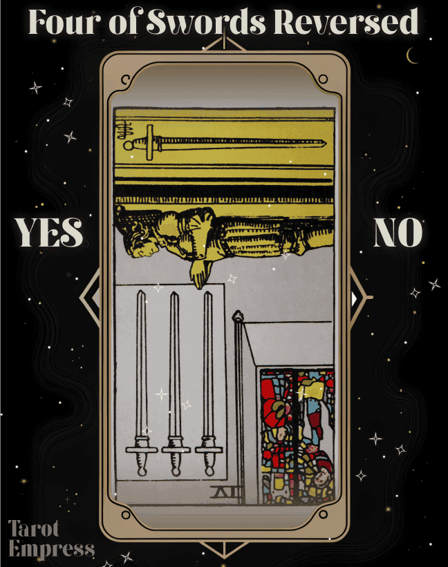 bf0ae789a6a1ef51a69eb0087698bb1d Is the 4 of Swords Reversed a Yes or No? Clear Tarot Answers!