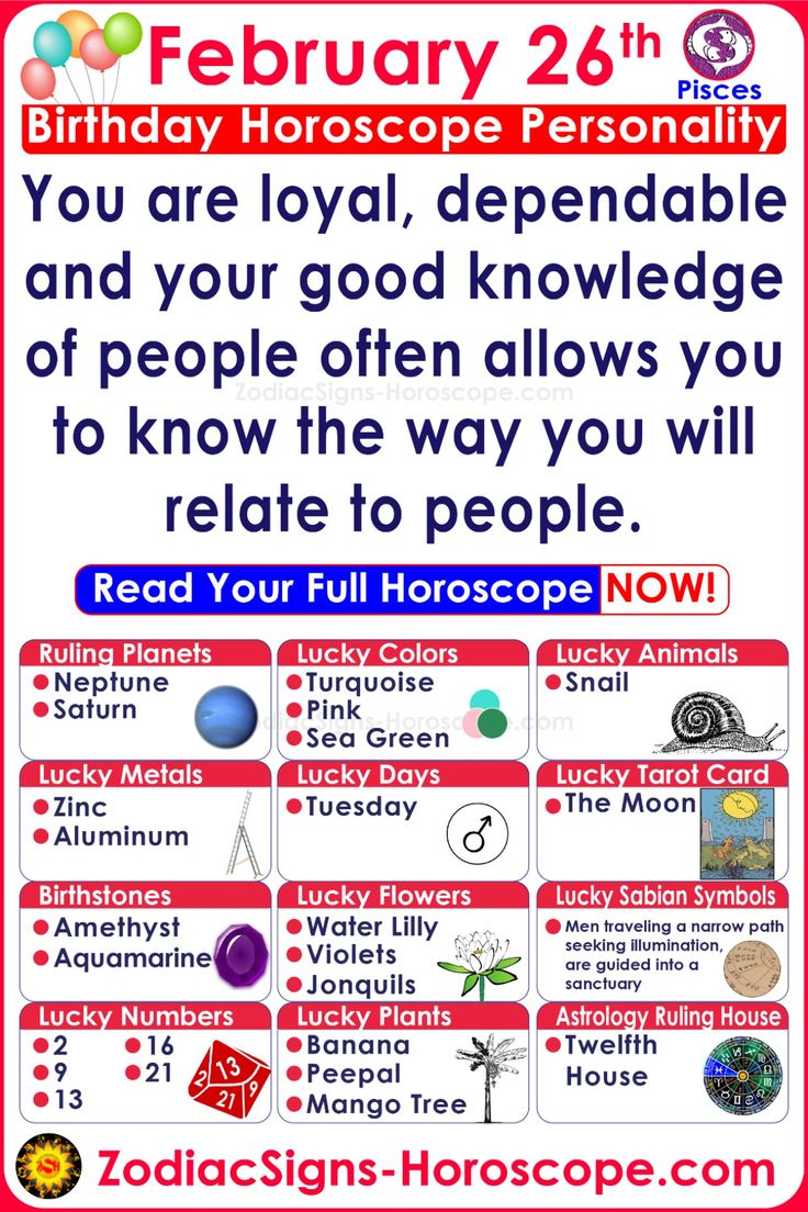fcb0e9418050ed59045baa32a1664e33 Feb 26 Birthday Horoscope: Pisces Personality Traits & More!